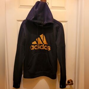 Women's Glitter logo Adidas Hoodie